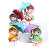 Lovely Sweet Umbrella Girl Figure Set of 4 All