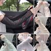 Summer Lace Arm Sleeves for Women UV Sun Protection Fingerless Long Gloves Floral Lace Sunscreen Sleeve for Driving Cycling