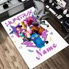 Personalized Name Huntrix Name Living Room Non-Slip Area Rug Soft Carpet for Bedroom Playroom Sofa Office Home Decor Doormat