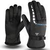 New Ski Gloves Men's Warm Gloves Winter Riding Gloves Plus Velvet Thickening