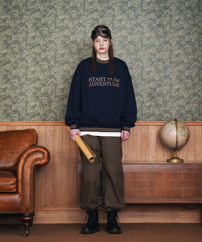 WV PROJECT Ropes Sweatshirt Navy Jimt7649