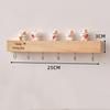 Wall-mounted Entry Wall Key Hook Household Wall Hanging Rack Key Storage Rack  For Storing Keys