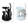 Decorative Cat Jewelry Tray Cartoon Desktop Ring Holder Fun Cat Ornament  Jewelry Storage
