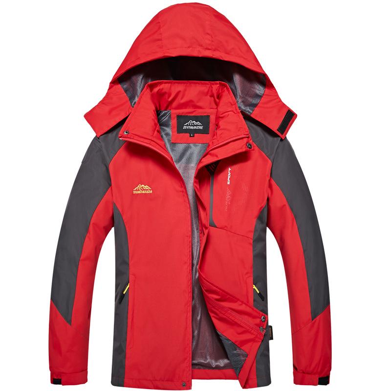 Куртка мужская тонкая весенне-осенняя однослойная куртка большого размера ветрозащитная и водонепроницаемая для всех сезонов спорта, путешествий, альпинизма