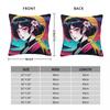 Retro Synthwave Summer Aesthetic Pillowcase Polyester Linen Velvet Creative Decorative Throw Pillow Case Car Cushion Case 45X45