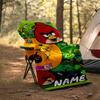 Personalized Custom Name Blanket - Angry Birds game Print Design,Blanket for Sofa,Bed,Travel,Camping - Soft and Warm, Great Gift