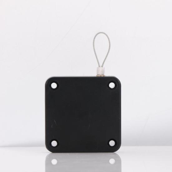 Automatic Door Closer with 1.2M Steel Wire Adjustable Punch Free Wall Mount Bedroom Bathroom Shower Curtain Sliding Screen Door Opener Closing Device