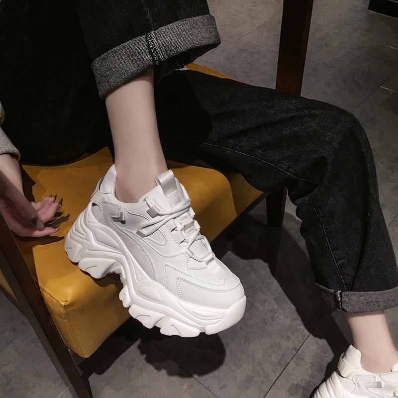 Модные кроссовки на платформе, женская повседневная обувь, модные женские кроссовки с толстой подошвой, женские кроссовки Basket Femme, массивные кроссовки, женская обувь Zapatillas544
