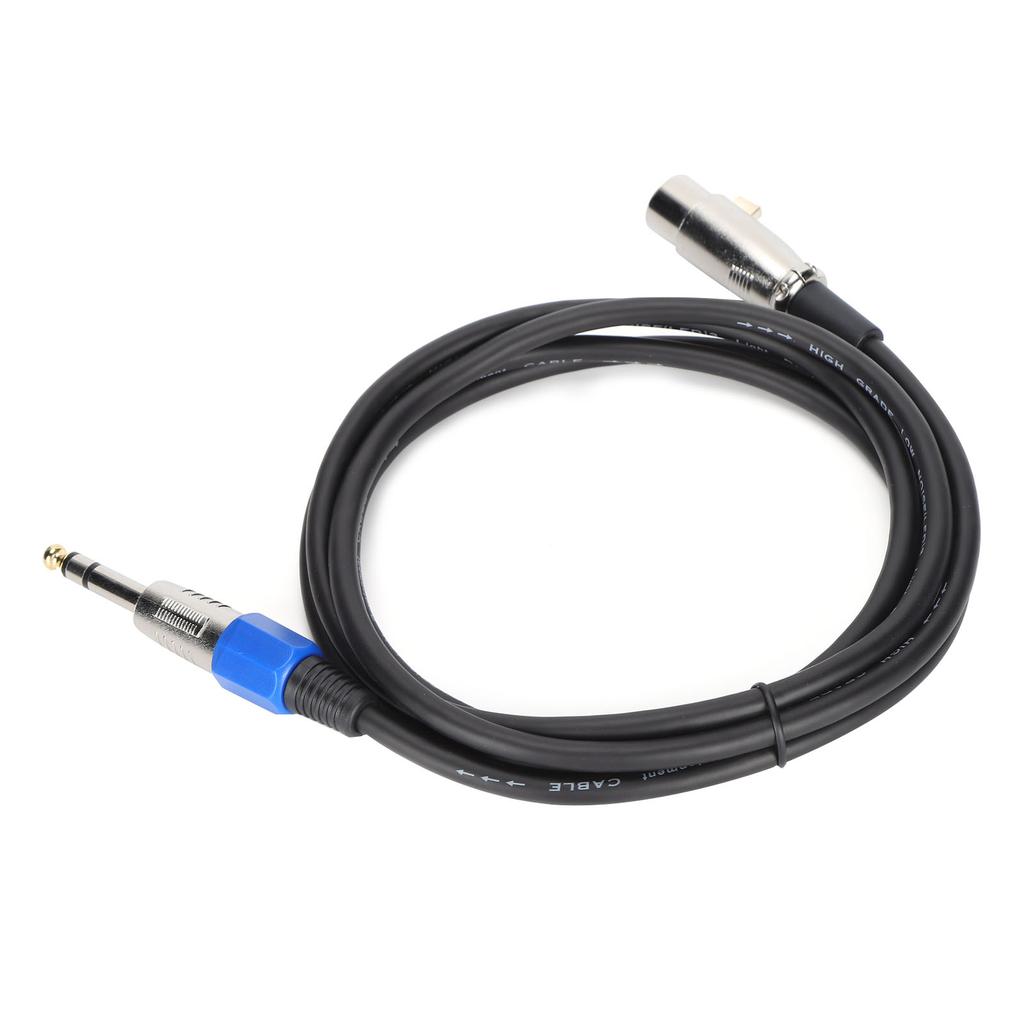 JORINDO JD6015 XLR Female to 6.35mm Jack Balanced Signal Cable XLR to 1 4 Inch Microphone Cable 2 M