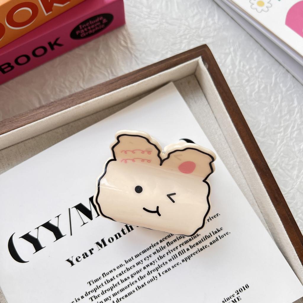 Корейский стиль Клетчатая заколка для собак Краб Щенок Пятнистая заколка для кошек Маленькая заколка для акулы Аксессуары для волос