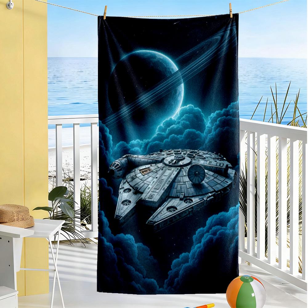 Star Wars Beach Towel Quick-Dry Soft Microfiber Comfortable Lightweight Perfect for Traveling Yoga Camping and Swimming