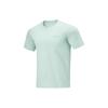 Cooling Tea T Quick-Dry Cool Casual Printed Letter Round Neck Sports Knit Short Sleeve T-Shirt Men Tops Light-Green ATSU587-1