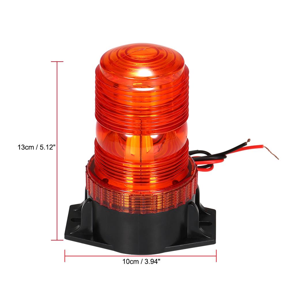 Аварийная сигнальная лампа 15 Вт, светодиодная аварийная сигнальная лампа, проблесковый маячок безопасности для вилочного погрузчика, трактора, тележки для гольфа, UTV, автомобильного автобуса