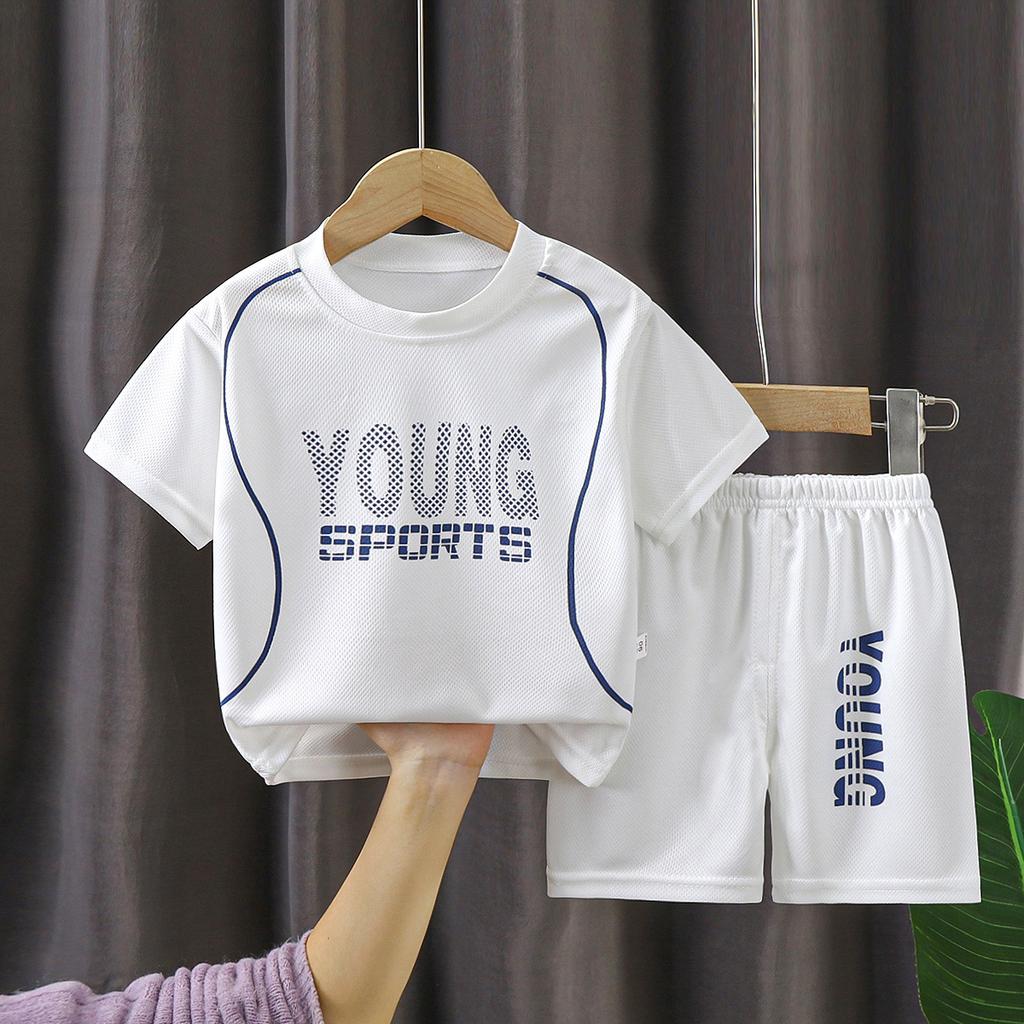 Kids' Basketball Suit Summer Quick-drying Suit for Girls Boys' Training Suit