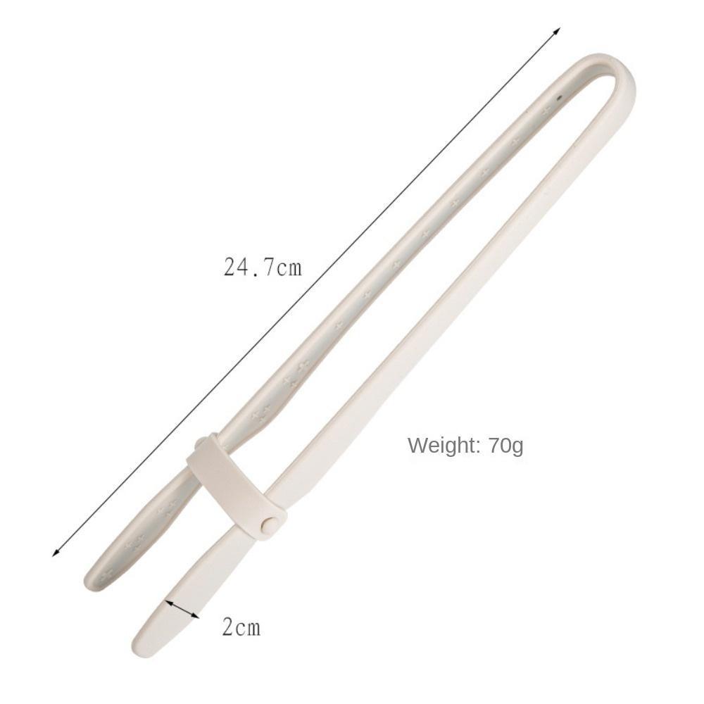 White Grill Tongs Long Mini Bread Clip New Food Tong Kitchen Accessories