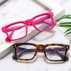 European and American box anti-blue glasses fashionable men and women can be equipped with myopia glasses frame versatile flat glasses can be equippe