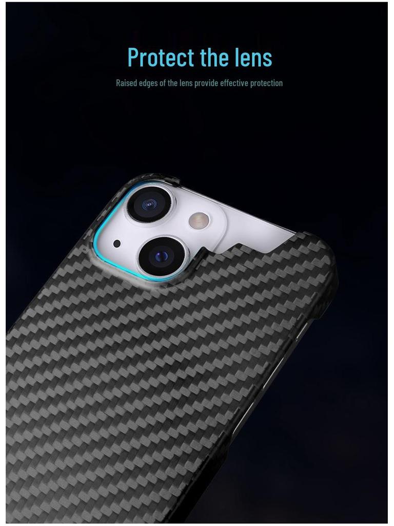 Чехол для iPhone 14 из настоящего карбонового волокна от T-carbon