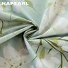 1 шт. NAPEARL Модные и универсальные шторы с принтом цвета гардении для полного затемнения для спальни, гостиной, балконного окна для домашнего декора