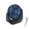 Energy-Saving Mini Portable Desk Fan Air Turbo Tech USB Rechargeable Fan  Makeup Setting