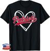 Vintage Patriot Vintage Heart Love Design Men Women Funny Gift Unisex T-Shirt