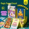 Magic Paper Circuit Light-Up New Year Greeting Card DIY Kit: Educational Physics Toy
