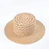 New spring and summer hollow straw hat raffia top hat female French summer seaside vacation beach sun hat shows small face