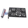 Комплект из 5 приборов Панель приборов Красный светодиод 12 24В 85мм Тахометр Уровень топлива Температура воды Давление масла Вольтметр