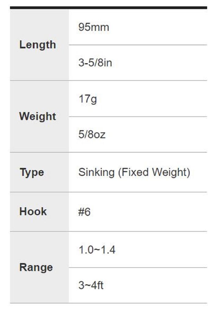 DUO Spearhead Ryuki 95S Weight Tune Sinking Lure ADA0037 (1819)