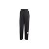 Lounge French Terry Barrel-Leg Pants Women Pants Black IJ8444