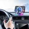 Беспроводная зарядка Автомобильный держатель для телефона с RGB подсветкой 15 Вт Магнитная подставка-зарядка для телефона Вакуумное крепление Держатель для зарядки телефона Автоаксессуары