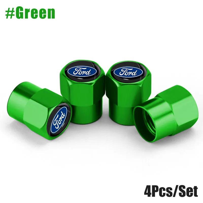 Новая наклейка на машину 2026 Новая 2025 Горячая 4 шт. Колпачки на ниппель колеса Покрышки колес Воздушный стержень шины Защитная крышка Для Ford Escape Kuga Mondeo Eco