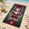 Cesta flamengo Custom Name Beach towels also serve as bath towels summer essential a musthave for the outdoors the beach and the pool