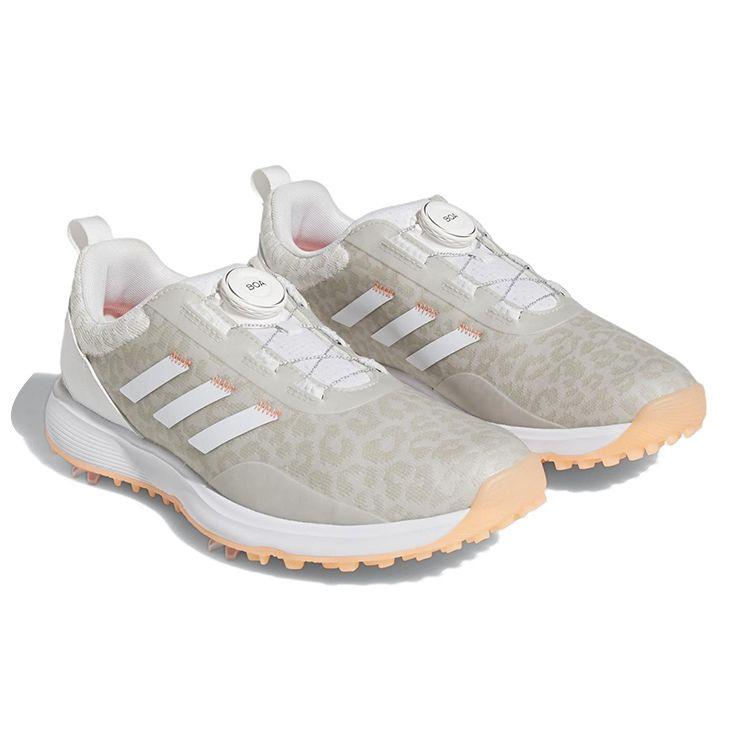 adidas S2G BOA Leopard - Белые женские кроссовки Coral Fusion Cloud-White GV9434