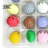 Holiday Gift Box Merry Christmas Dumpling Box, Xmas Advent Calendar with Stress Soft Squeeze Toys Relief Toys, 24 Days Countdown Steamed Bun Toy Party