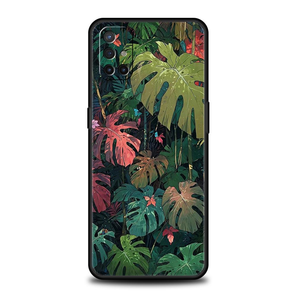 Абстрактные Растения Цветок Чехол для Телефона Для Oneplus 13R 13 12R 11 10T 10R Nord N100 N200 N10 10 9 9R 9RT CE 3 2 Z Pro Мягкий ТПУ Чехол