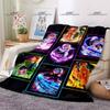 Fashion EVA Queen Thin Blanket Beauty Art Pattern 3D Printing Blanket Flannel Portable Home Travel Office Blanket