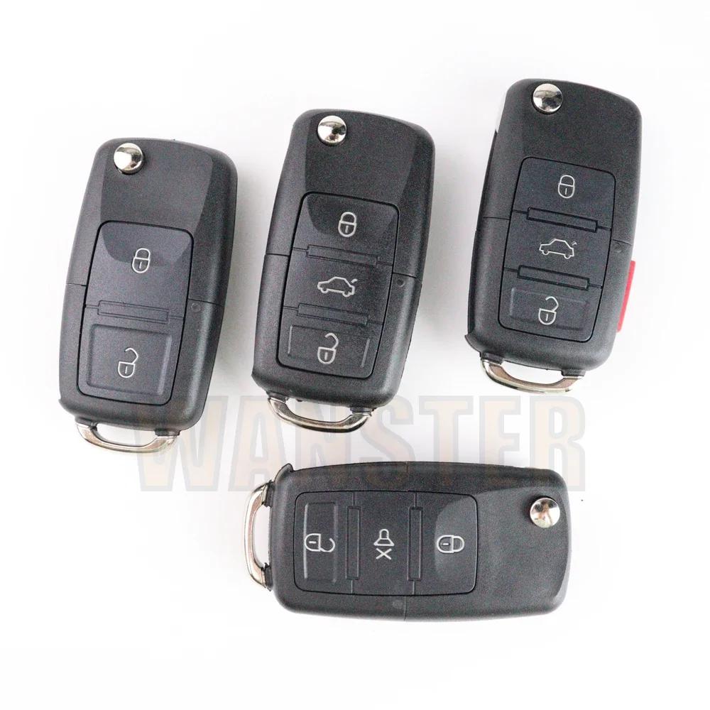 Для Volkswagen Vw Polo Passat B5 B6 Tiguan Golf Mk4 Seat Skoda Eos Scirocco Корпус Чехол Оболочка Брелка Автомобильного Ключа