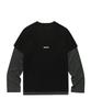 THEVINYLHOUSE 96 Layered Ls Tee Black