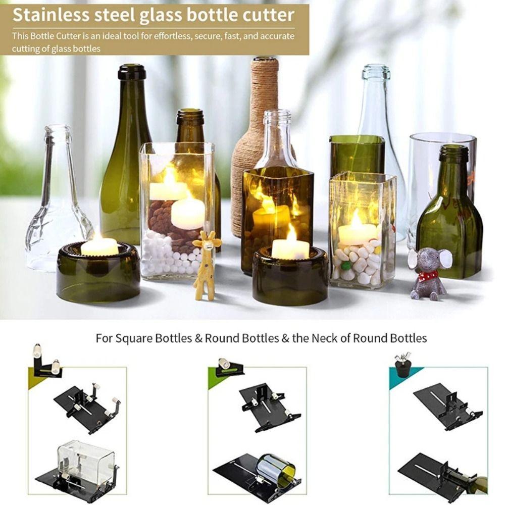 Резак для квадратных и круглых стеклянных бутылок, резка скульптур, винные бутылки