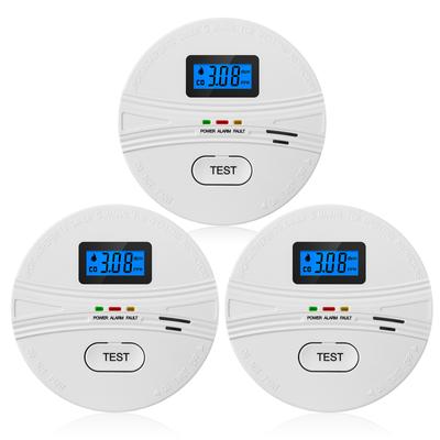 Детектор дыма и детектор угарного газа 3 упаковки 2 в 1 Детекторы CO и дыма с батарейным питанием