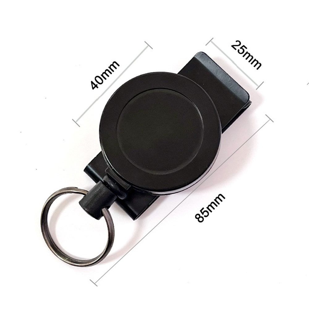 Telescopic Key Holder Key Holder Buckle Telescopic Key Rope Badge Keychain Wire Rope Keychain
