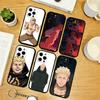 Аниме К-Кинжи Хакари Jujutsu Чехол для телефона для iPhone 17, 16, 15, 14, 13, 12, 11 Plus, Pro Max, Другие Мягкий черный чехол