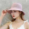 White Sun Hats Sun Protection Straw Hat Hot Sale Bucket Hat  Outdoor