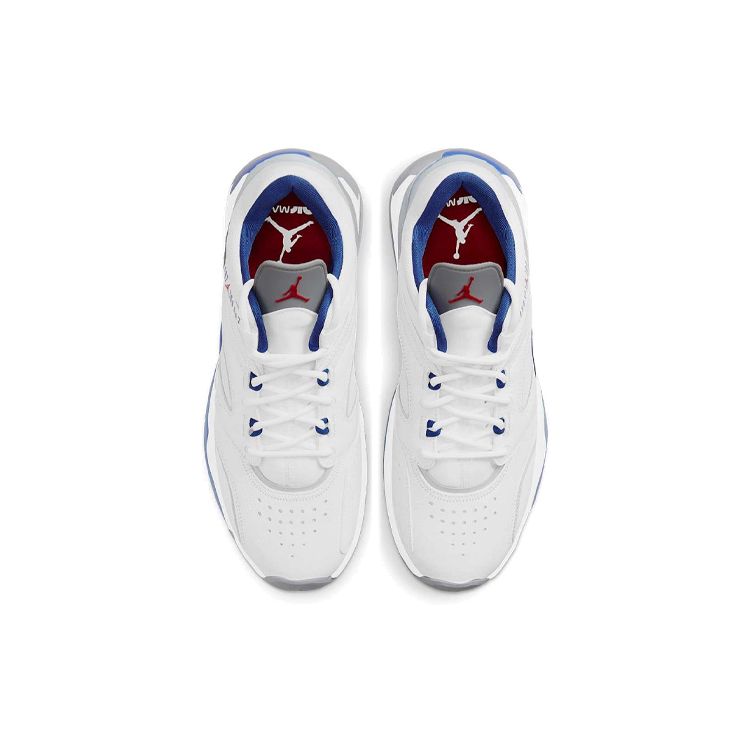 Мужские кроссовки Air Jordan Point Lane True Blue Белые Светло-дымчато-серые Университетский красный CZ4166-101