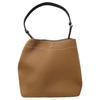 Tory Burch Metal Logo Adjustable Shoulder Strap Leather Tote Bag Medium Women handbags Brown 151001-202