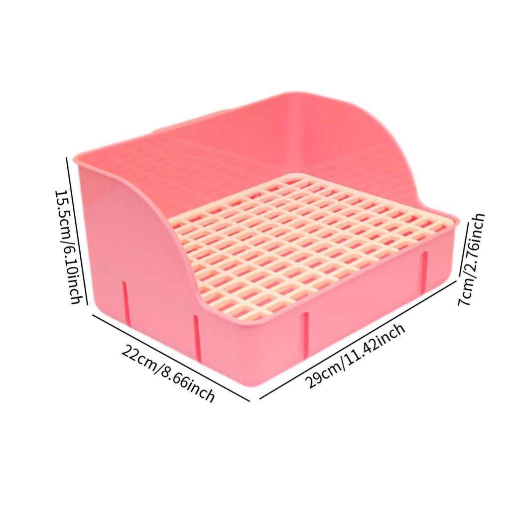 Лоток для туалета для кроликов, туалет для животных, приучение к горшку, угловой туалет для кроликов, ящик для хорька, хомяка, дракона, кошки, морской свинки, голландские принадлежности