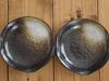 Столовая посуда East Medium Plate 17 см Black Bizen Katakuchi Kushime Японская столовая посуда