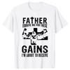 Funny Gym Shirts Father Forgive Me for These Gains-Funny Gym Motivational T Shirt Reps for Jesus Jesus Is My Spotter Fitness