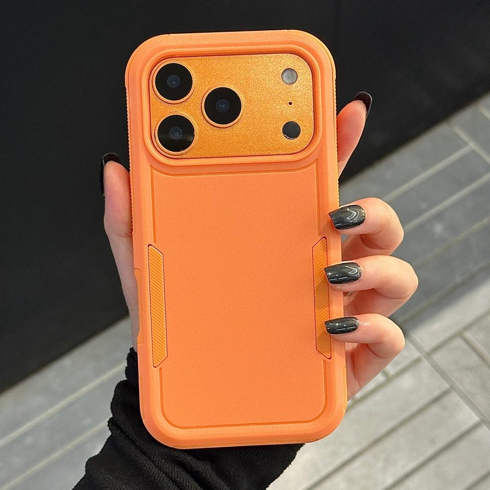 Роскошный бронированный мех Ударопрочный чехол для телефона Для iPhone 17 16 15 14 Plus 13 12 11 Pro Max Матовый Жесткий Гибридный Бампер Защитная крышка