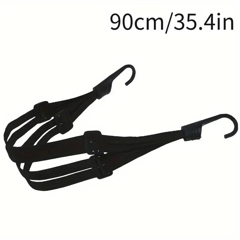 Elastic Bungee Cord for Motorcycle Electric Bike - Rear Seat Helmet Luggage Fixing Strap Heavy-Duty Rubber Binding Rope Supplies